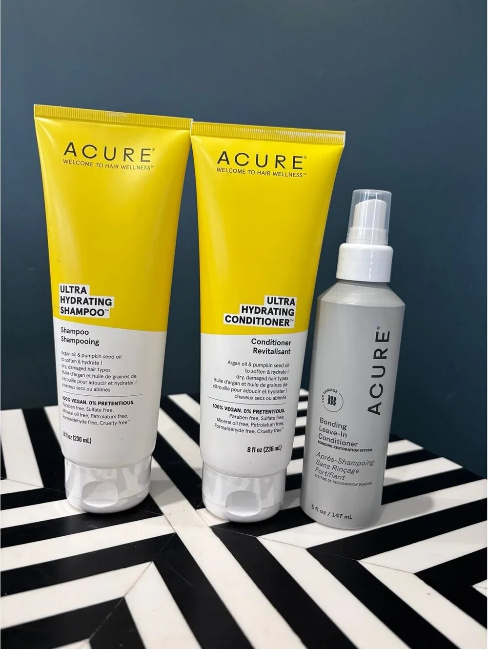 Acure Hair Care Bundle + Bonding Leave-In Conditioner | New